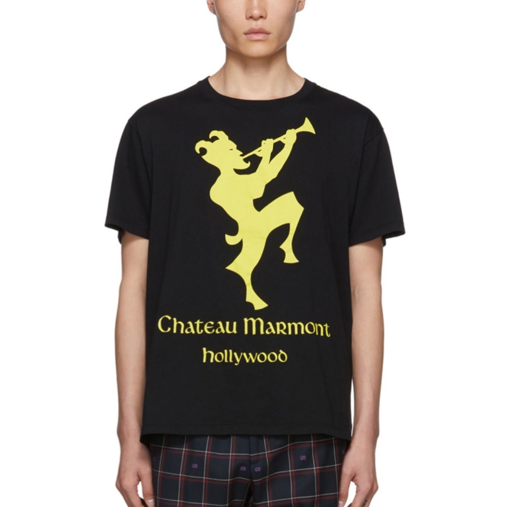 Black Gucci Chateau Marmont Shirt